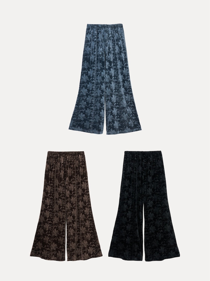 【10月24日(土) 12:00販売開始】Velour Emboss Pants