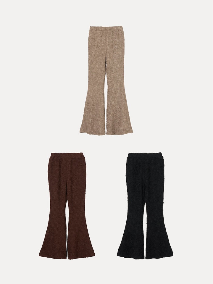 Puff Jacquard Stretch Pants