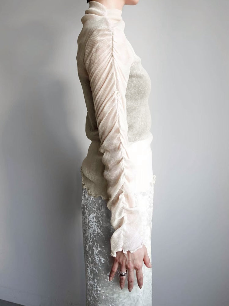 モデル身長：162cm / カラー：Ivory