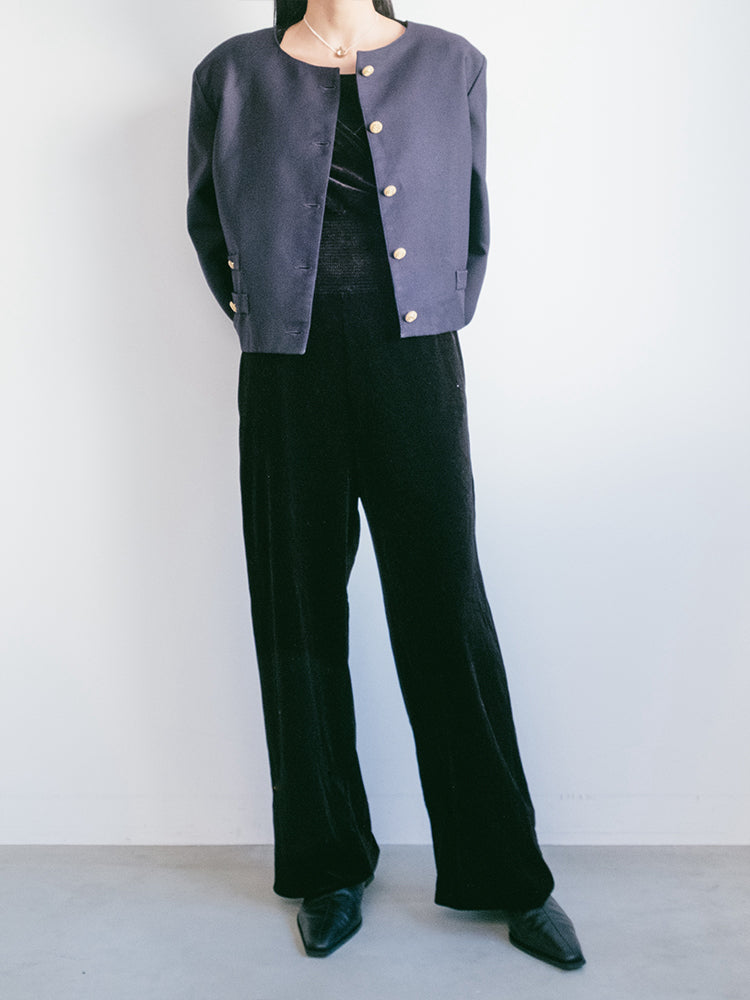Cropped Marine Jacket