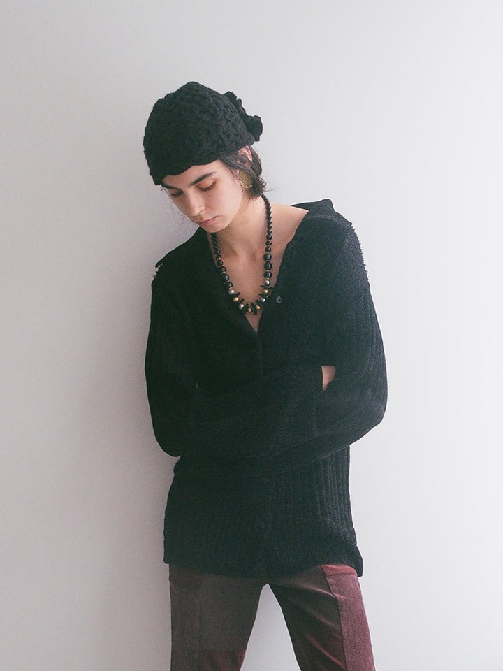 【9月30日(水) 12:00販売開始】Crochet Knit Beanie