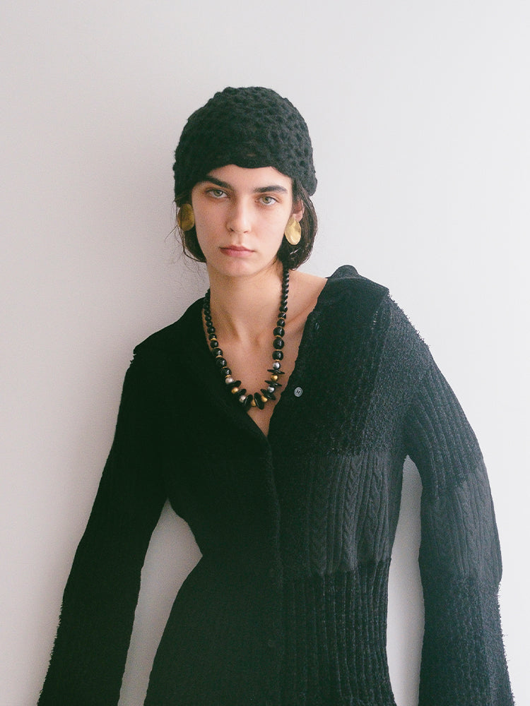 【9月30日(水) 12:00販売開始】Crochet Knit Beanie