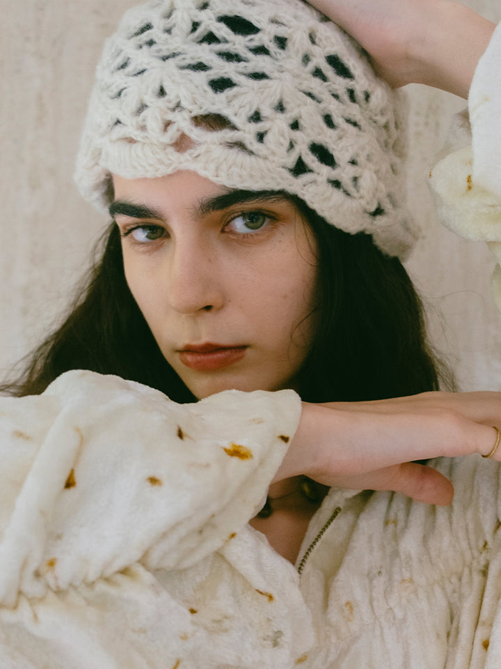 【9月30日(水) 12:00販売開始】Crochet Knit Beanie
