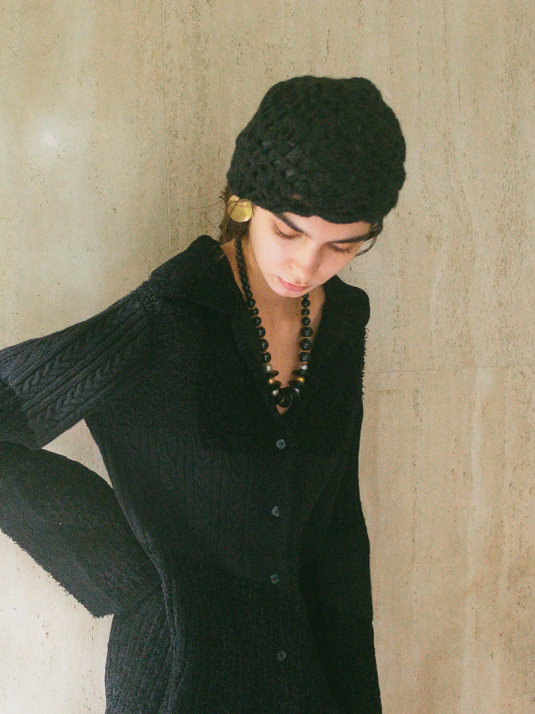 【9月30日(水) 12:00販売開始】Crochet Knit Beanie