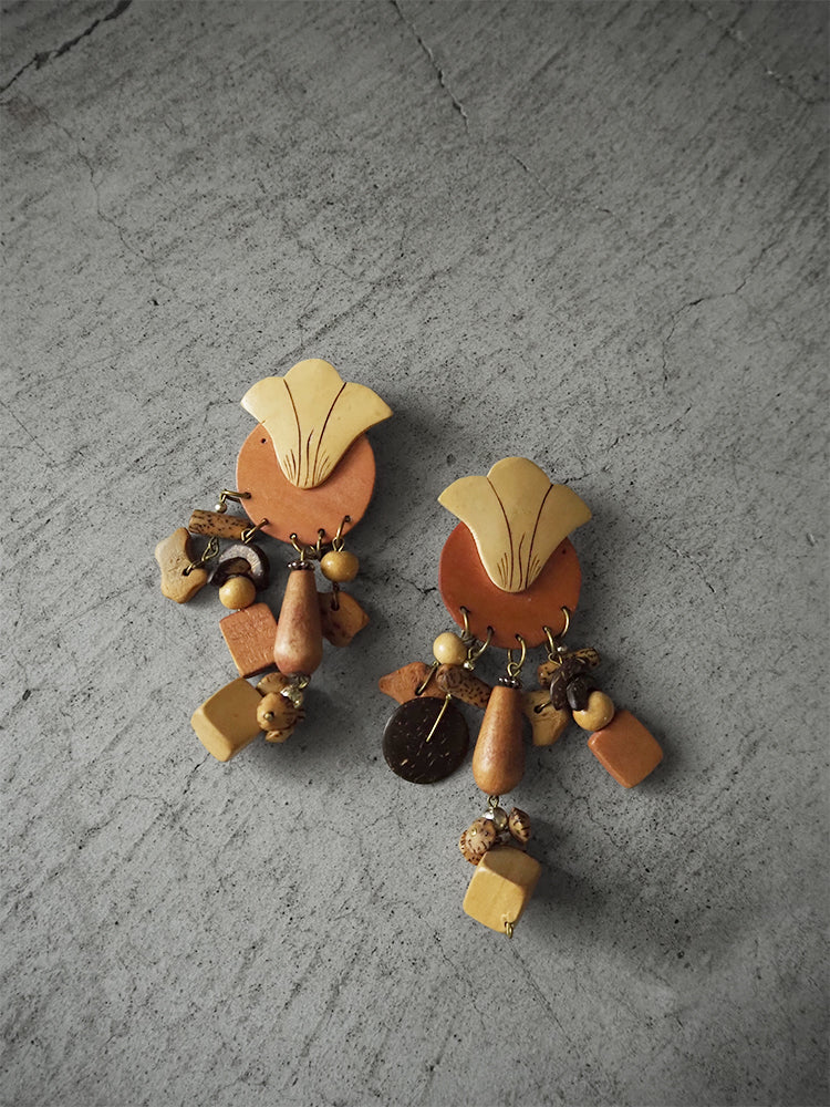 Wood Dangling Pierce