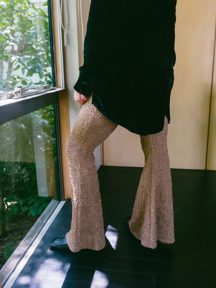 【10月30日(土) 12:00発売開始】Puff Jacquard Stretch Pants