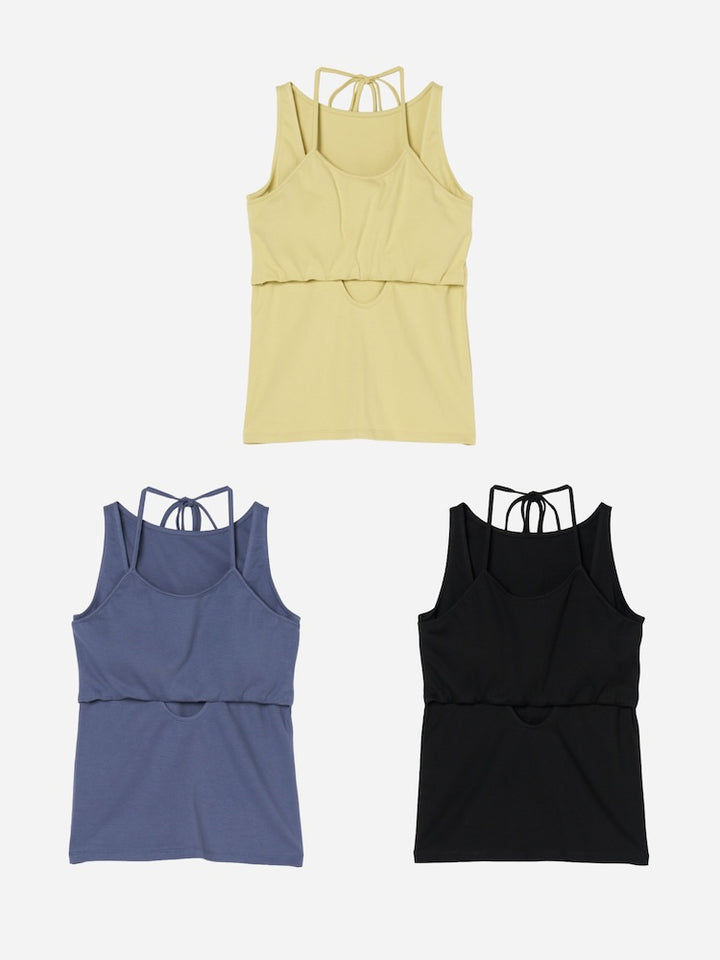 【26ss_EXB】Layered Design Sleeveless Top