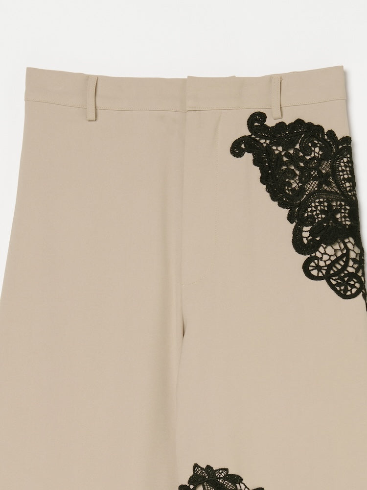 Lace Layout Pants｜レースレイアウトパンツ – MARTE