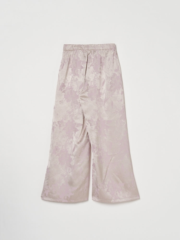 Satin Jacquard Pants｜サテンジャガード織りパンツ – MARTE