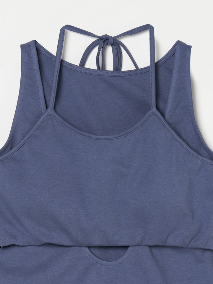 【26ss_EXB】Layered Design Sleeveless Top
