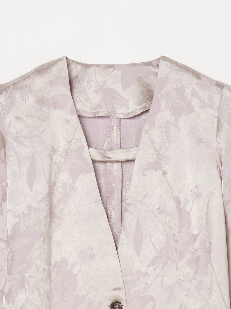 Satin Jacquard Jacket｜サテンジャガード織りジャケット – MARTE