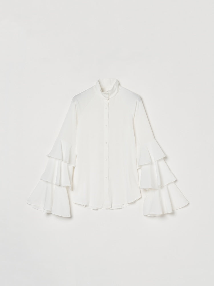 【26ss_EXB】Tiered Sleeve Blouse