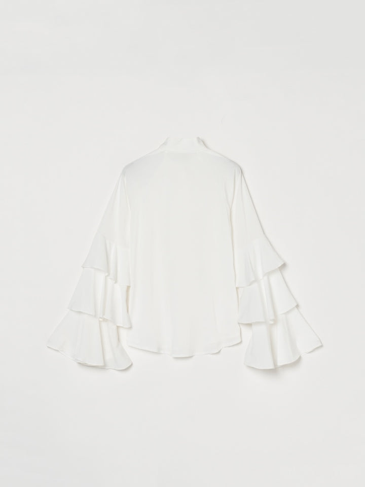 【26ss_EXB】Tiered Sleeve Blouse