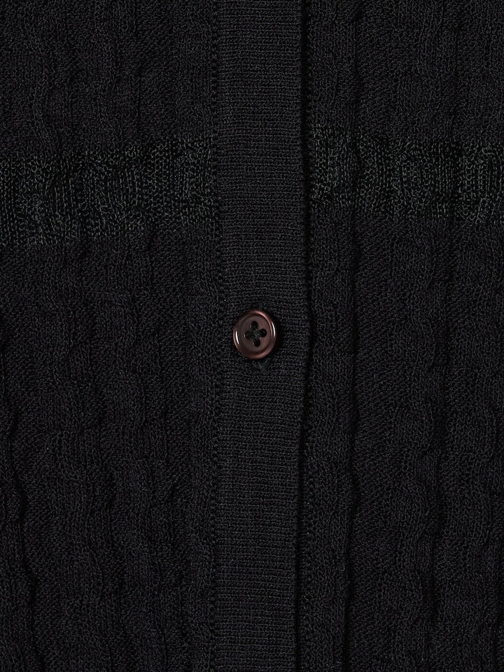 【26ss_EXB】Sheer Hoodie Cardigan