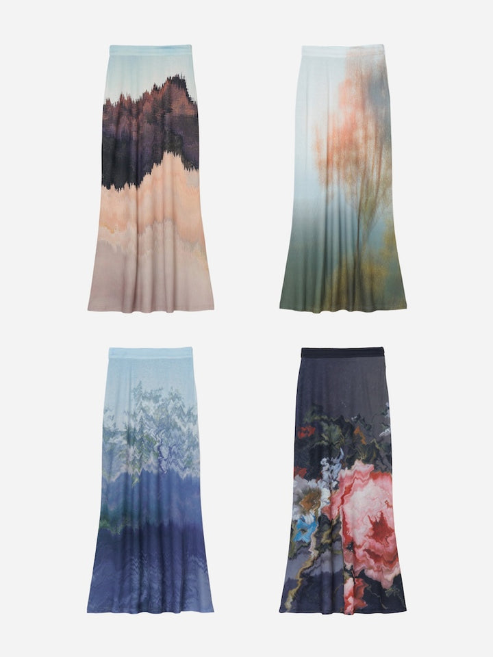 Art Print Skirt