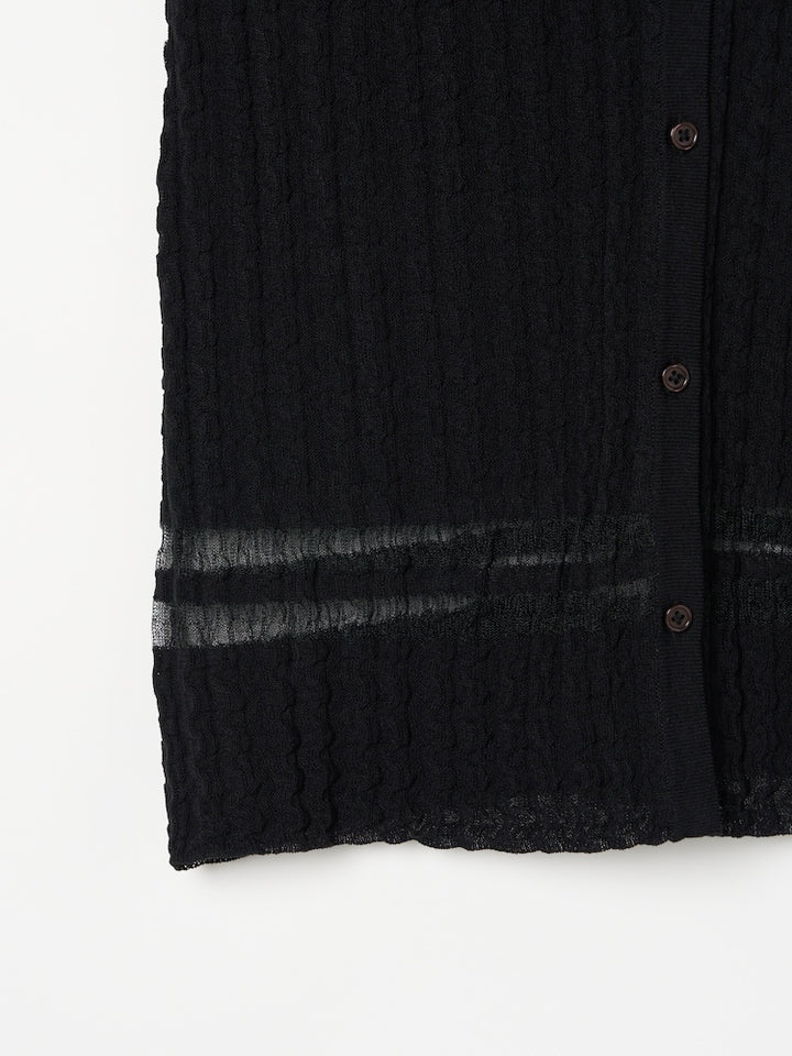 【26ss_EXB】Sheer Hoodie Cardigan