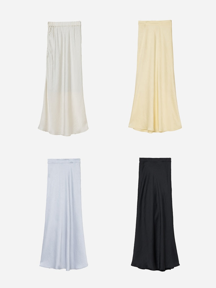 【26ss_EXB】Satin Skirt
