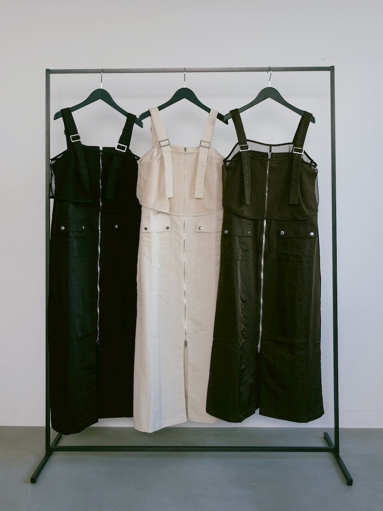 2piece Nylon Salopette｜2ピースナイロン素材サロペット – MARTE