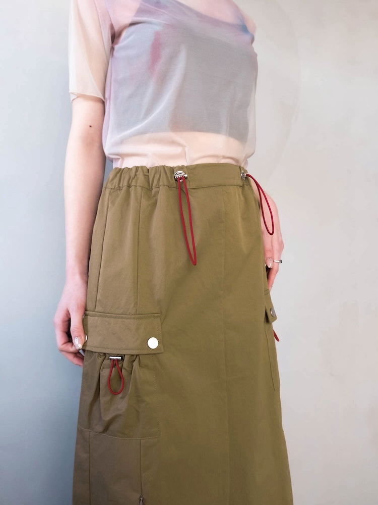 Draw Cord Cargo Skirt｜ドローコードカーゴスカート – MARTE