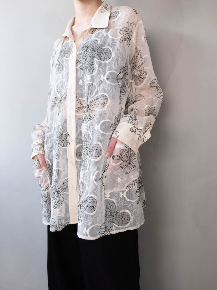 モデル身長：162cm / カラー：Ivory