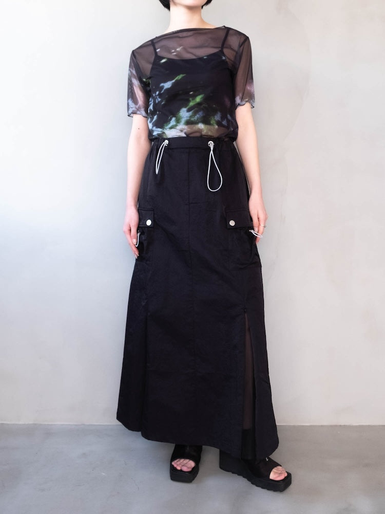 モデル身長：162cm / カラー：Black