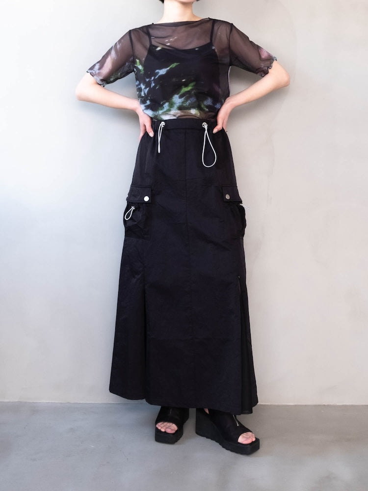 モデル身長：162cm / カラー：Black