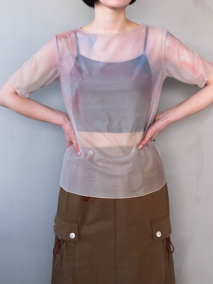 モデル身長：162cm / カラー：04 PaleSky