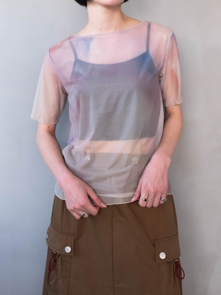 モデル身長：162cm / カラー：04 PaleSky