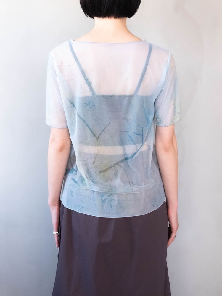 Half Sleeve Sheer Top｜半袖シアー素材トップス – MARTE