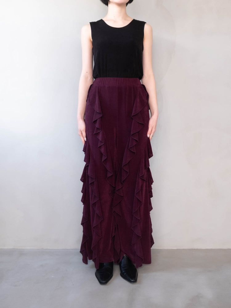 モデル身長：162cm / カラー：Wine