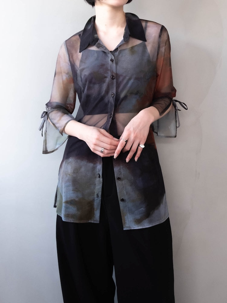 モデル身長：162cm / カラー：02 Fleurs