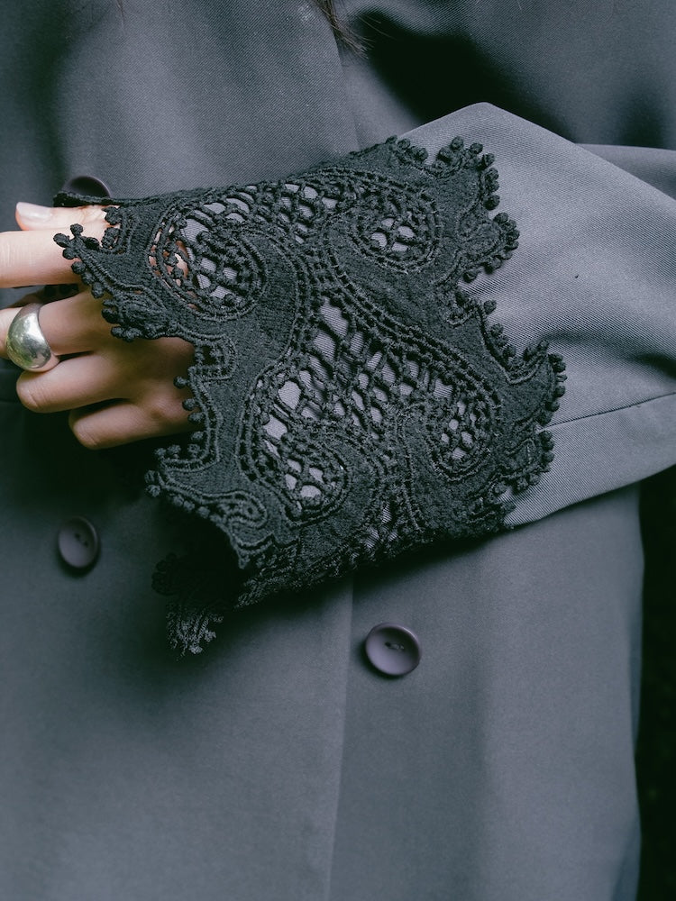 Lace Cuff Over Jacket – MARTE