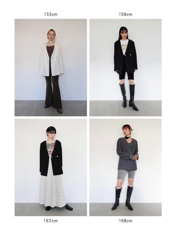 Collarless Jacket｜カラーレスジャケット – MARTE