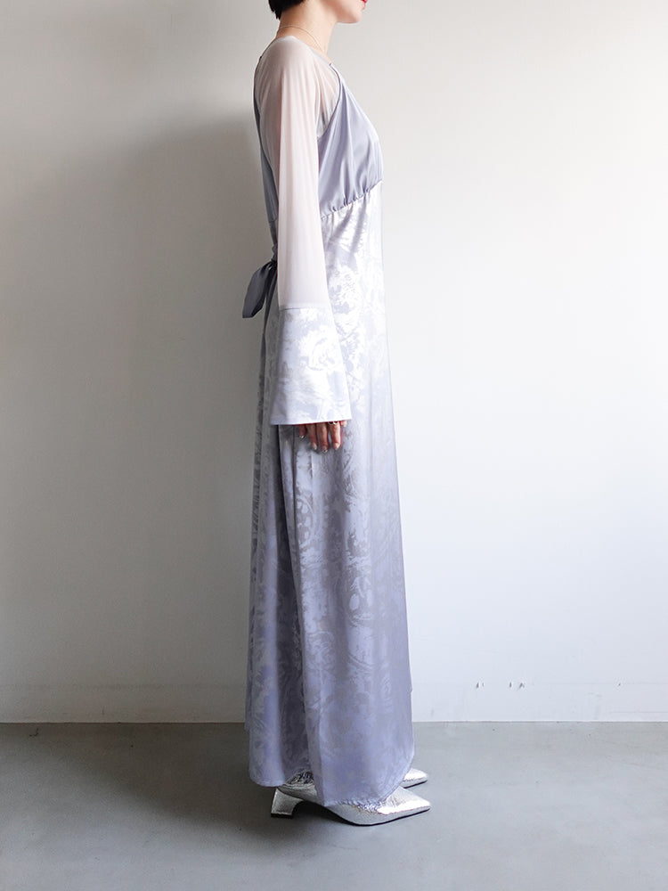 Foil Stamped Satin Dress｜箔押しサテンドレス – MARTE