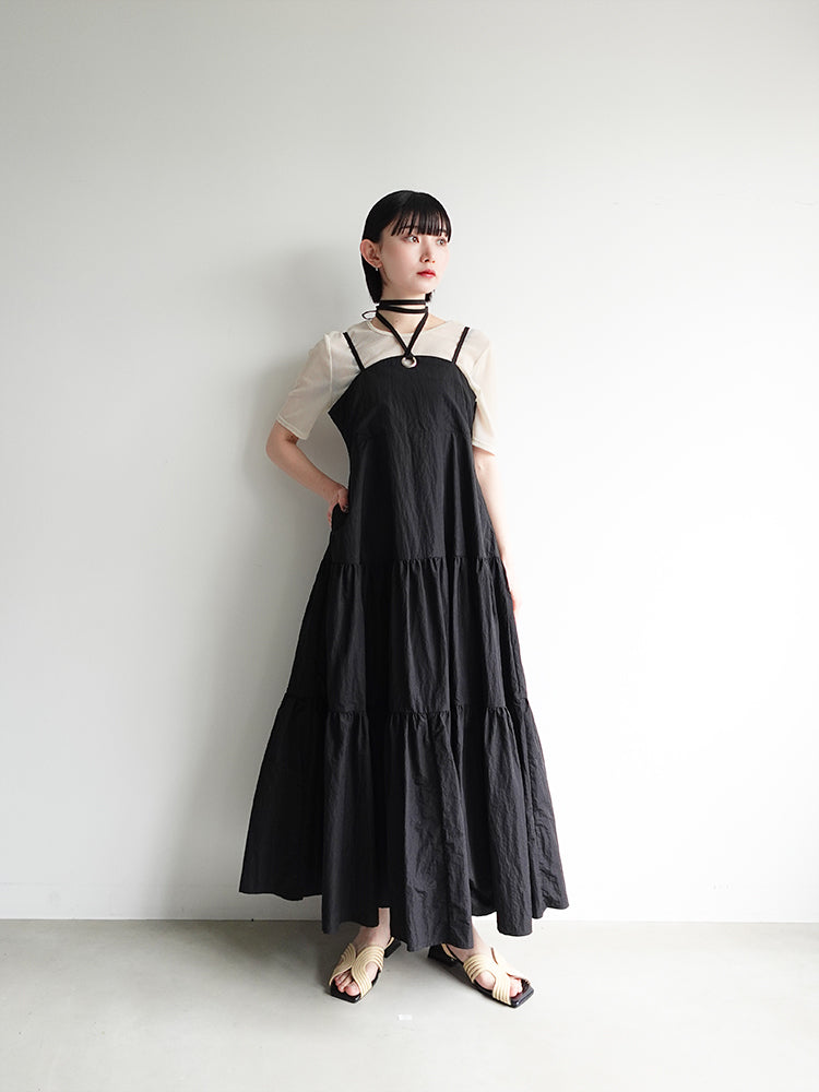Eyelet Tiered Dress/アイレットティアードワンピース Eyelet Tiered Dress｜アイレットティアードドレス – MARTE