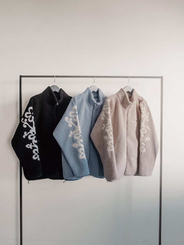 Bloom Embroidery Fleece Jacket