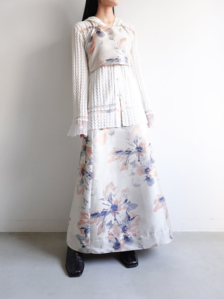 モデル身長：158cm / カラー：Ivory