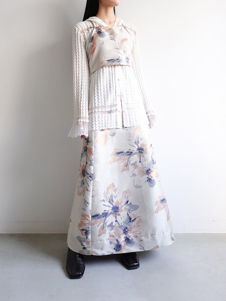 モデル身長：158cm / カラー：Ivory