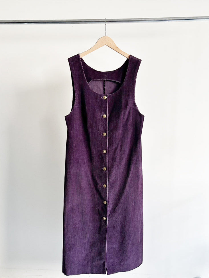 Corduroy Sleeveless Dress