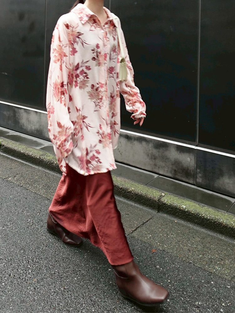 Silky Satin Skirt モデル身長：162cm / 着用サイズ：Sサイズ