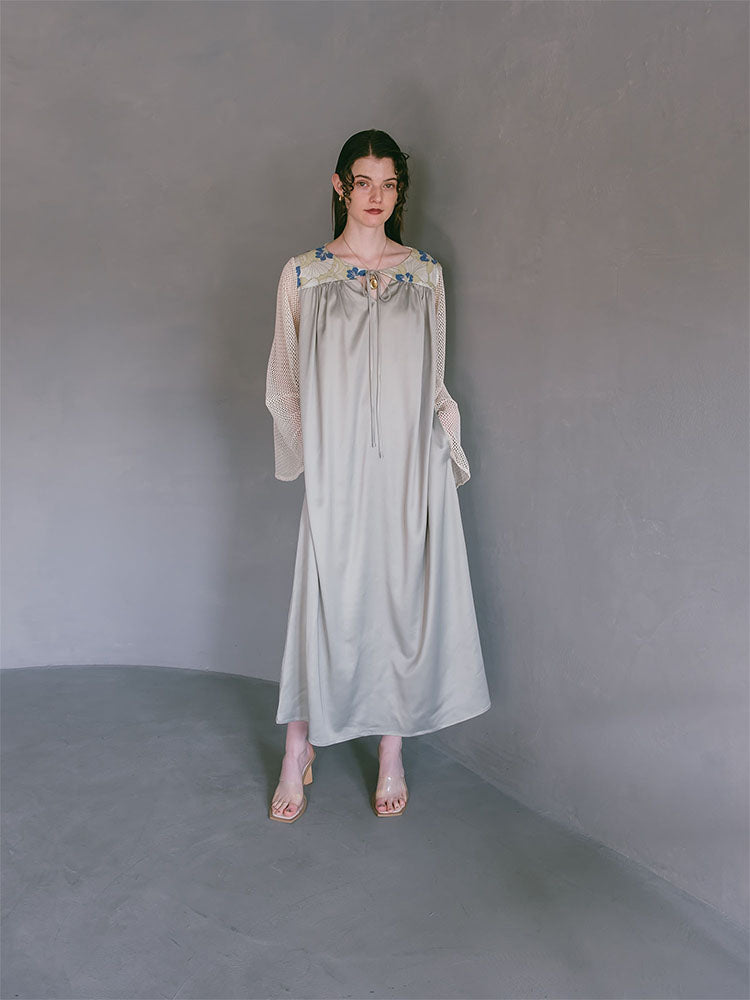 Mesh Sleeve Dress｜メッシュスリーブドレス – MARTE