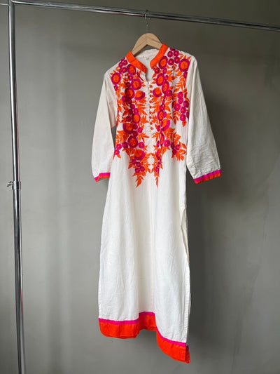 Embroidery Cotton Dress