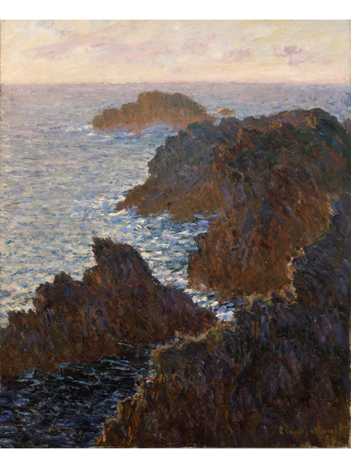 作品名：「ベル・イルの岩」Rocks at Belle-Isle, Port-Domois (1886)