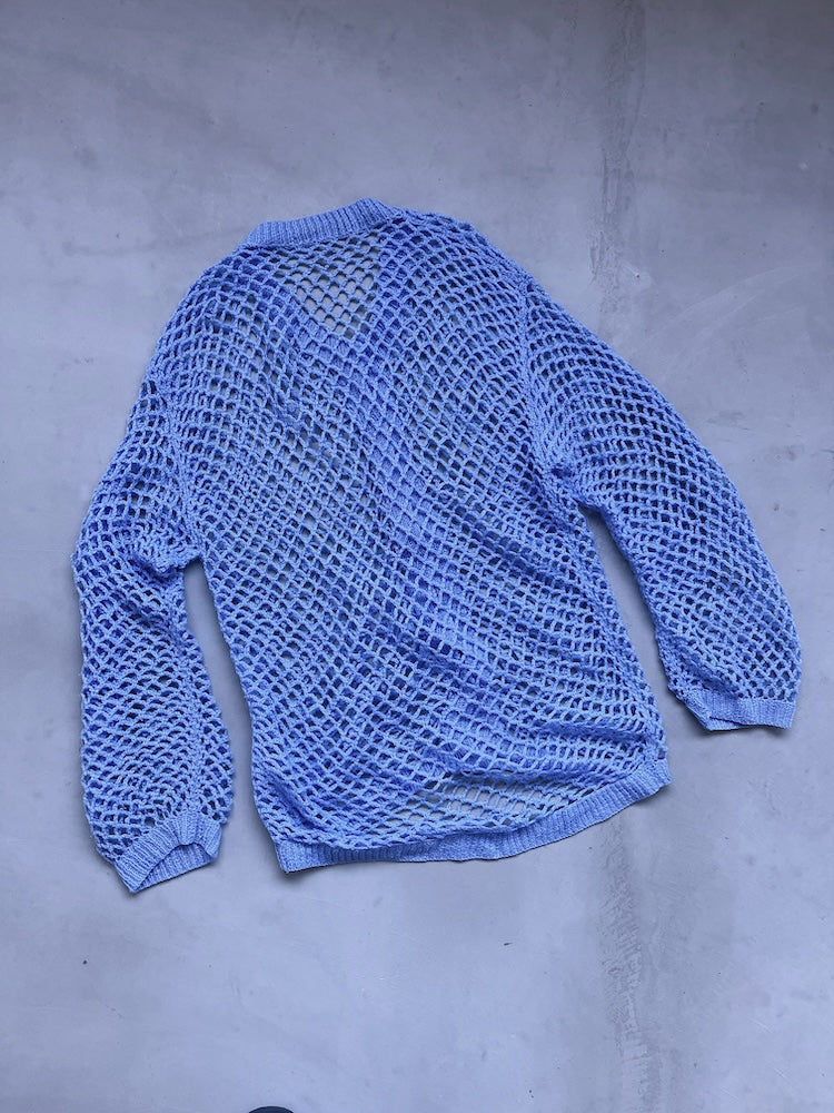 Knit Mesh Cardigan