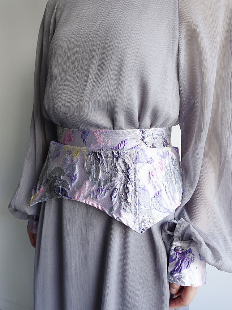 Jacquard Belt 2way Dress｜ジャガード織りベルト付き2ウェイドレス