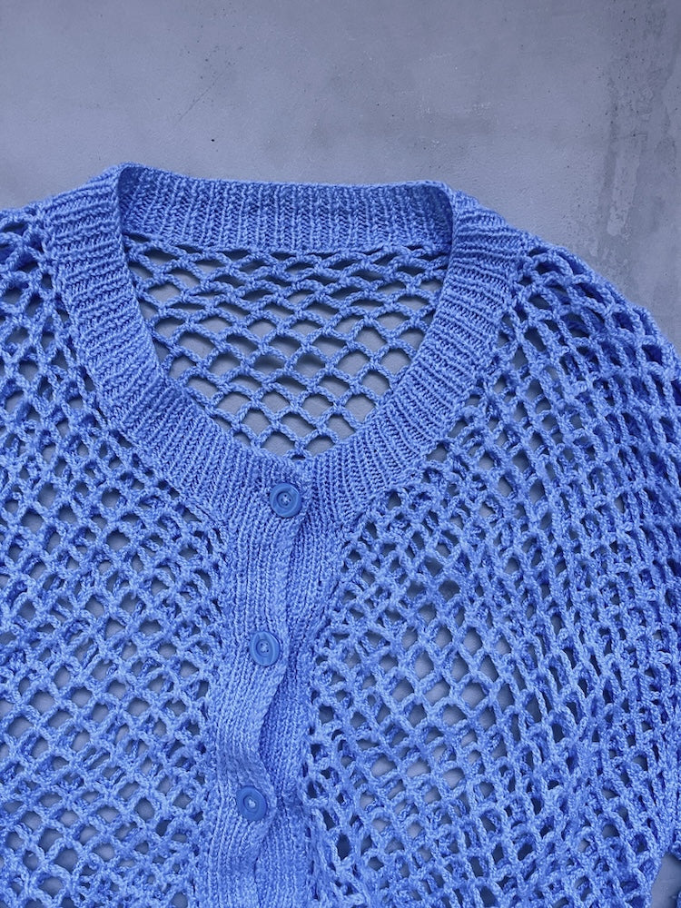 Knit Mesh Cardigan