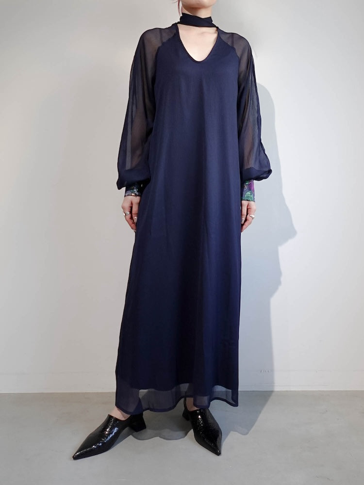 Jacquard Belt 2way Dress｜ジャガード織りベルト付き2ウェイドレス
