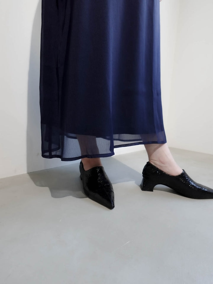 モデル身長：162cm / カラー：Navy / 製品着用