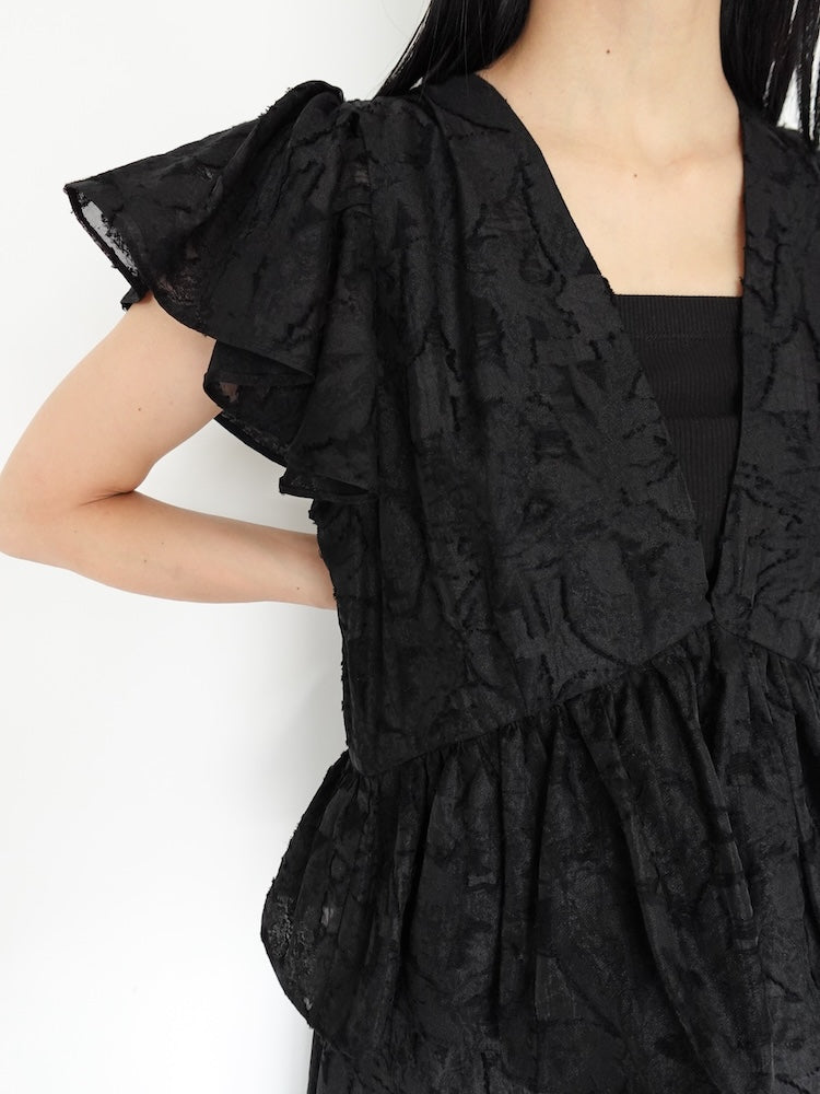 2way Sheer Jacquard Dress｜普段も着られるオケージョン