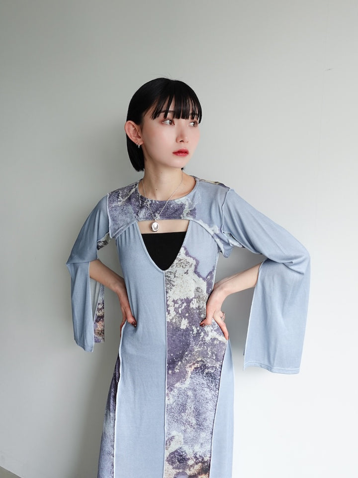 モデル身長：162cm / カラー：BlueGray